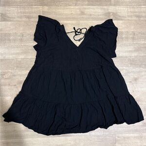 Old Navy Black Dress with V-Neck